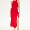 New - Junjo Knit Dress - Retro Red Dresses | Midi