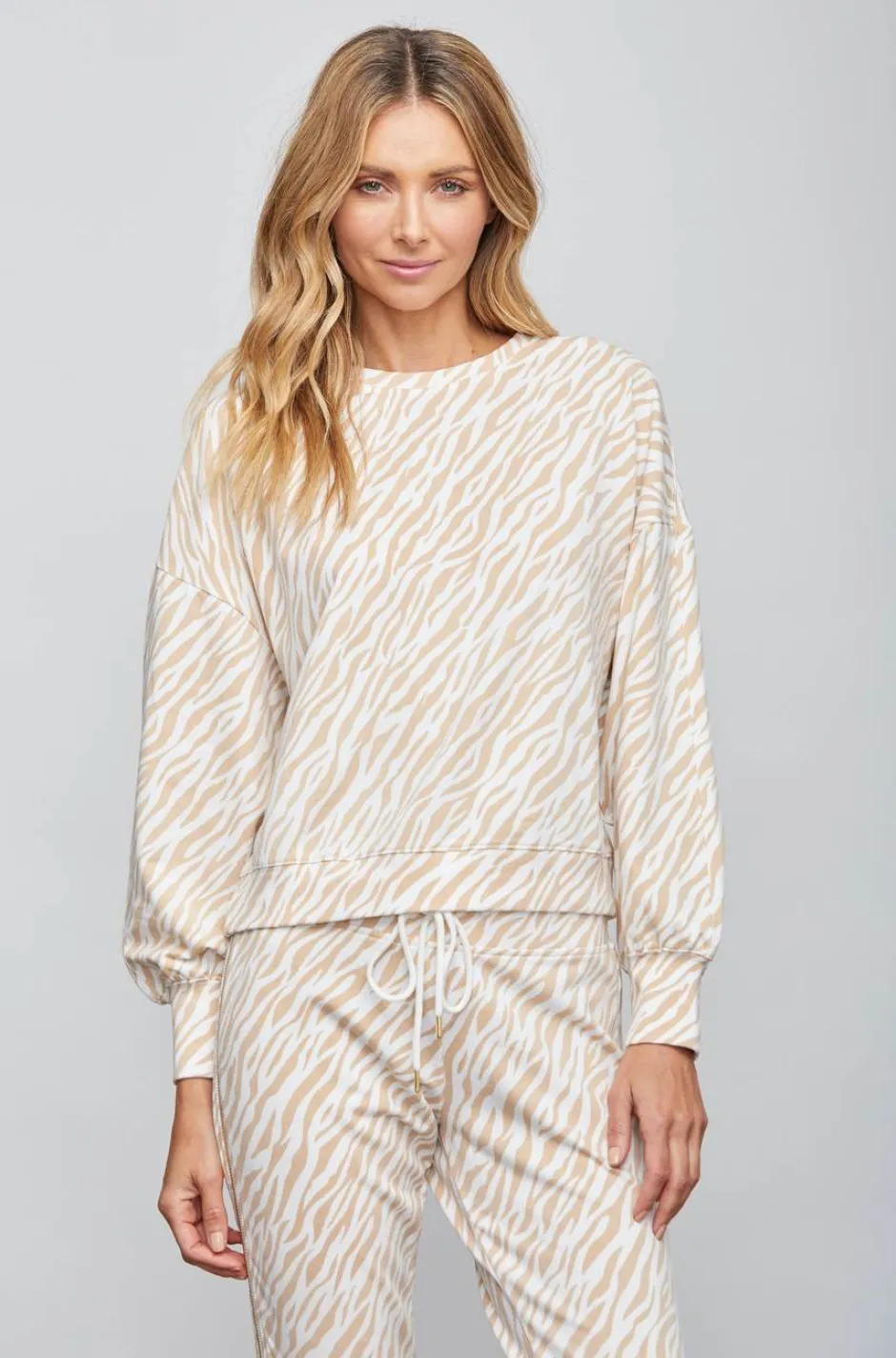 Outlet - Amara Pullover - Zebra Print Sweaters & Knits