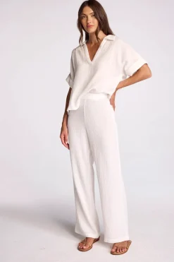 Outlet - Ash Pants - White Pants