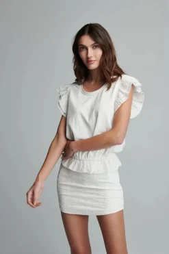 Hot - Clayton Skirt - Coconut Milk Mini Skirts