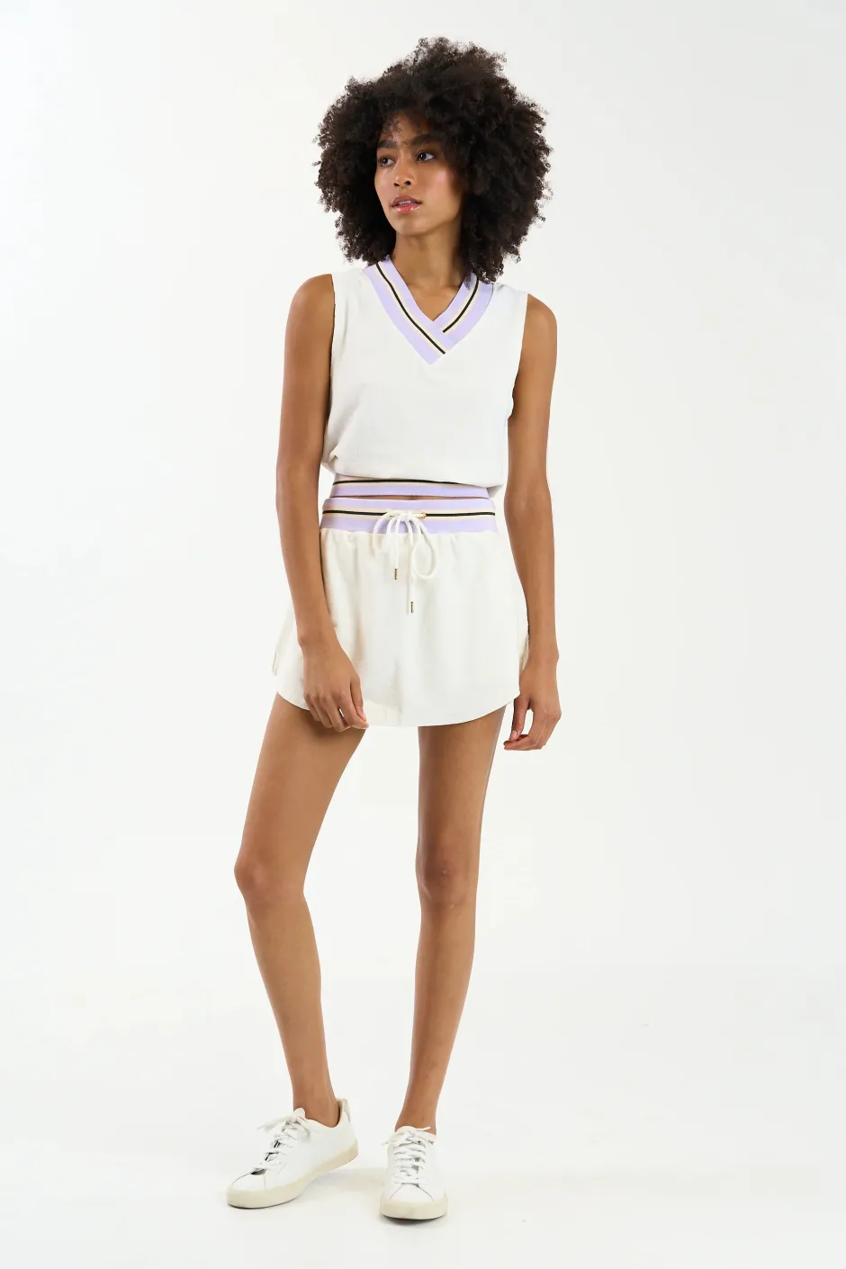 Hot - Greyson Skort - Coconut Milk Mini Skirts