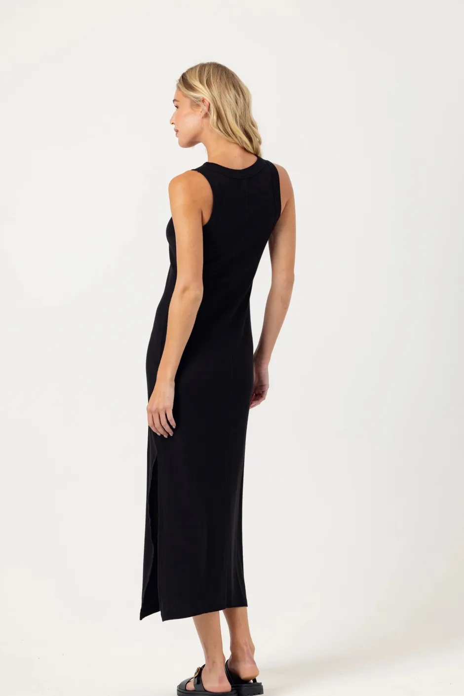 Outlet - Inez Dress - Black Dresses | Midi