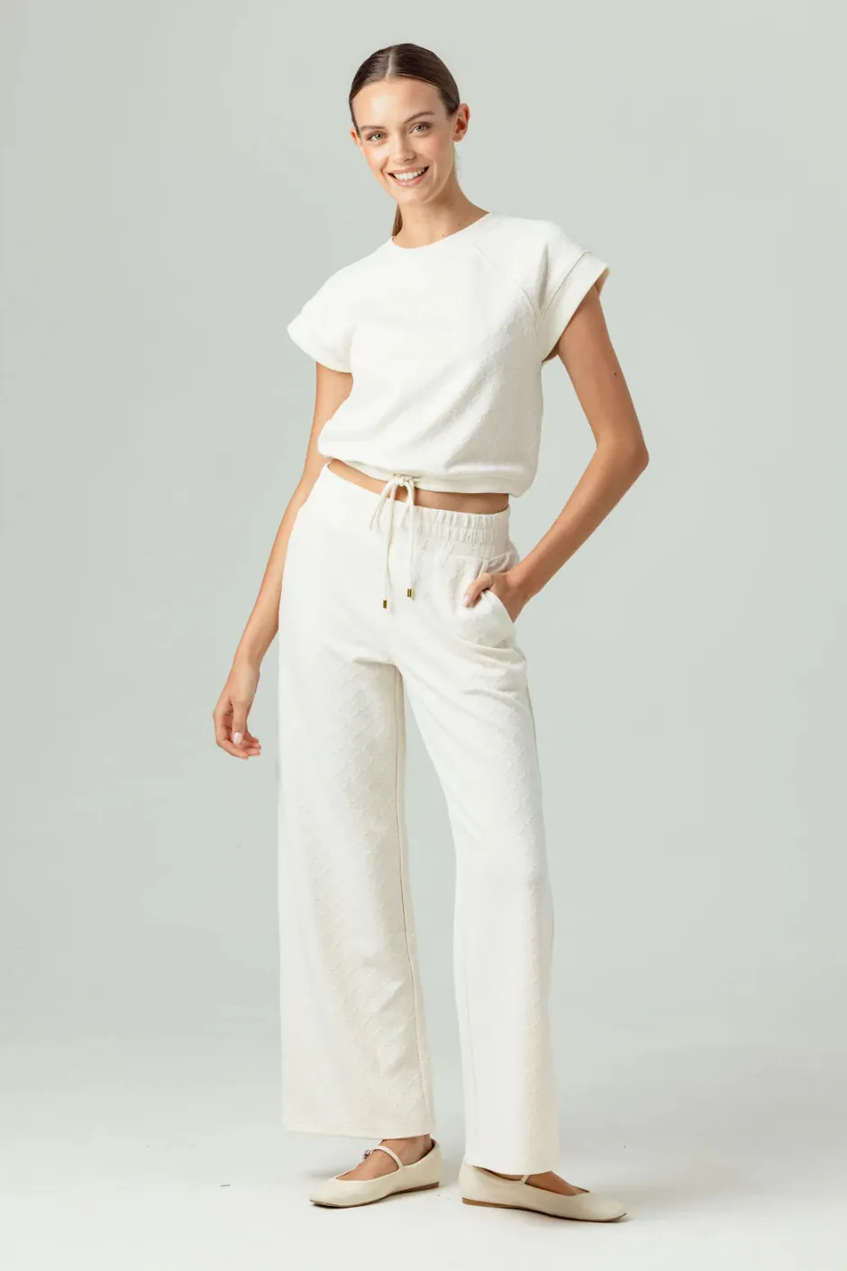 Outlet - Louelle Pants - Cream Pants