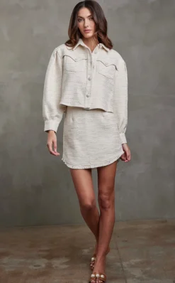 Online - Luke Skirt - Winter White Mini Skirts
