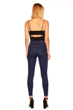 Online - Cut Out Back Solid Bodysuit In Multiple Colors Bodysuits