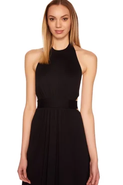 Discount - High Neck Low Back Maxi Dress In Multiple Colors Dresses | Long Dresses