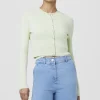 New - Zoe Slim Fit Cardigan - Mint Sweaters & Knits