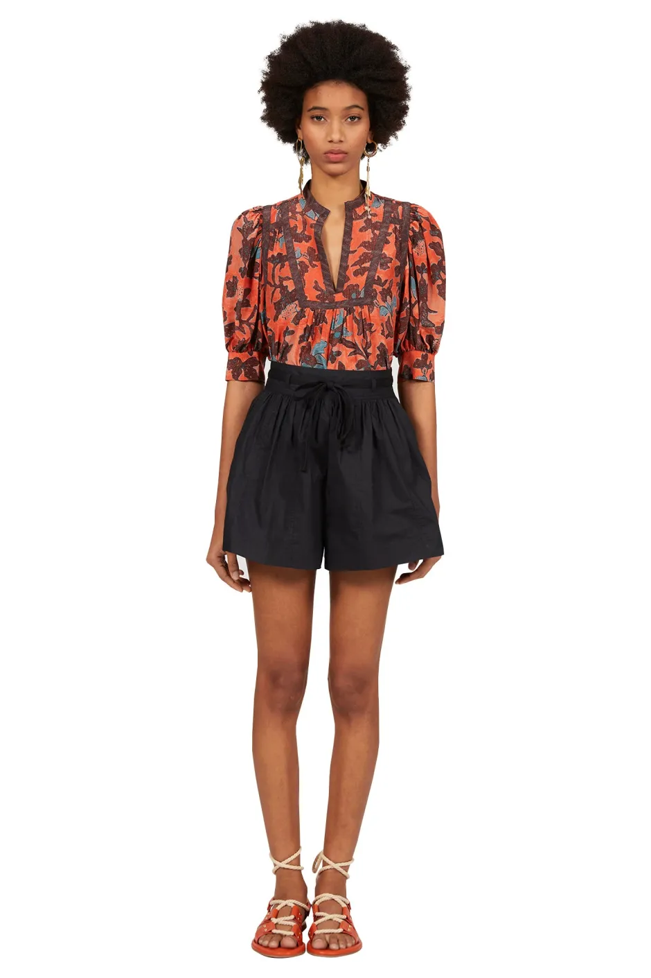 Clearance - Anela Shorts - Noir Shorts