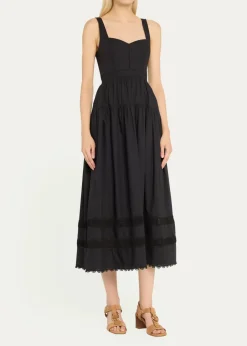 Outlet - Isadora Midi-Dress - Noir Dresses