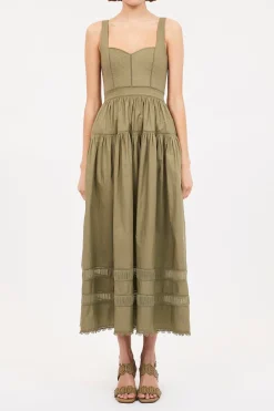 Fashion - Isadora Midi-Dress - Lichen Dresses