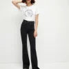 Outlet - Beverly Skinny Flare Jean - Washed Onyx Flare | High-Rise
