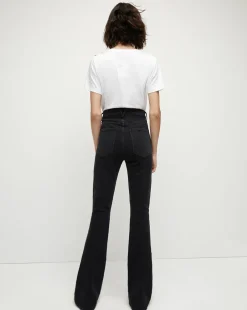 Outlet - Beverly Skinny Flare Jean - Washed Onyx Flare | High-Rise