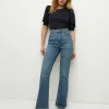 Outlet - Carson Ankle Flare w/ Let Down Hem - Thriller Flare | Denim