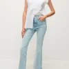 Fashion - Carson High Rise Ankle Flare - Pale Stone Flare