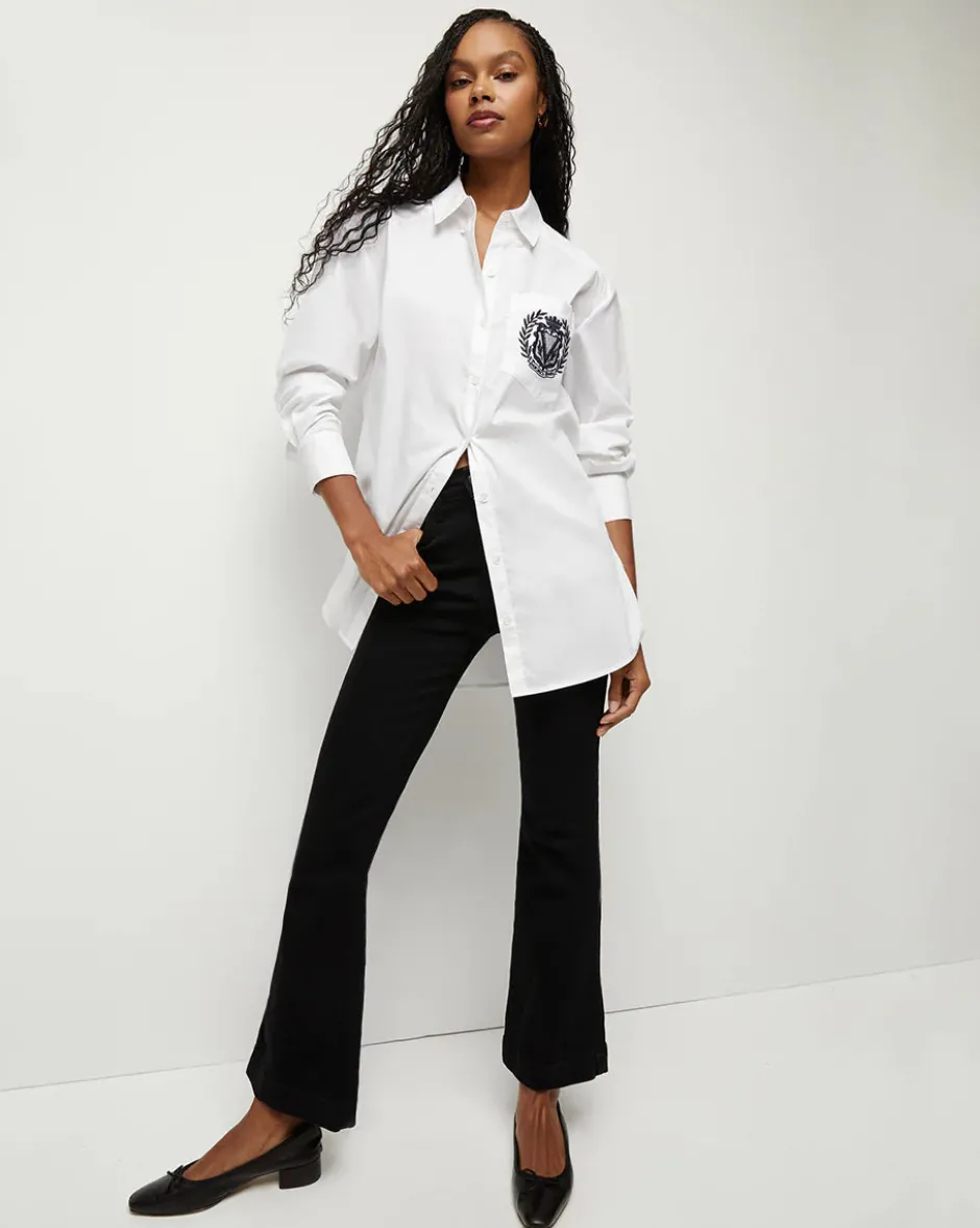 Online - Carson Kick Flare Jean - Onyx Flare | High-Rise