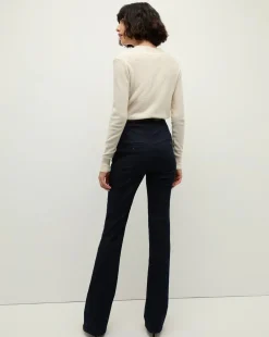 Outlet - Coleta V-Neck Cashmere Sweater - Ivory Sweaters & Knits