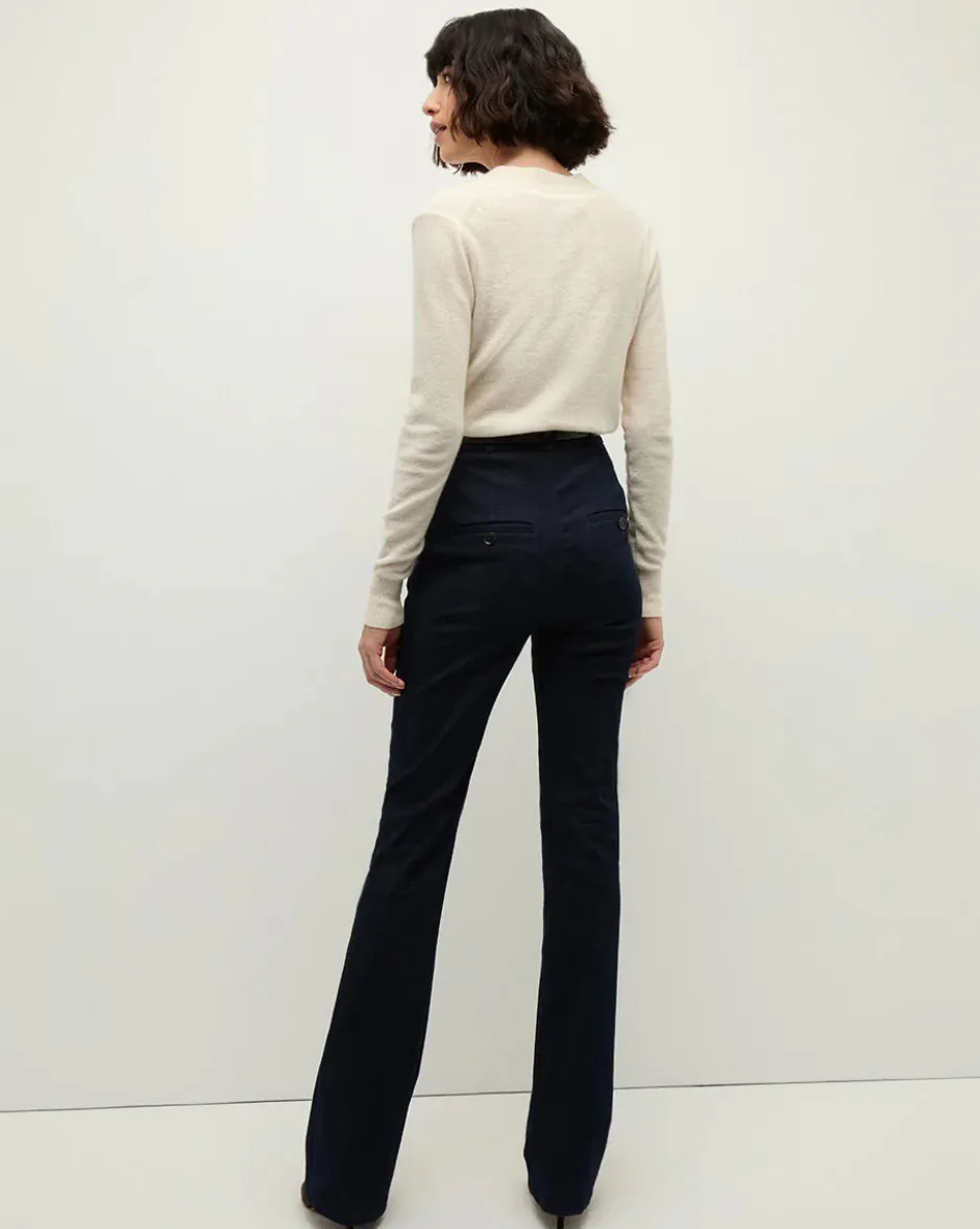 Outlet - Coleta V-Neck Cashmere Sweater - Ivory Sweaters & Knits
