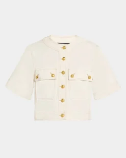 Sale - Elias Short Sleeve Jacket - Ecru Denim Jackets | Jackets