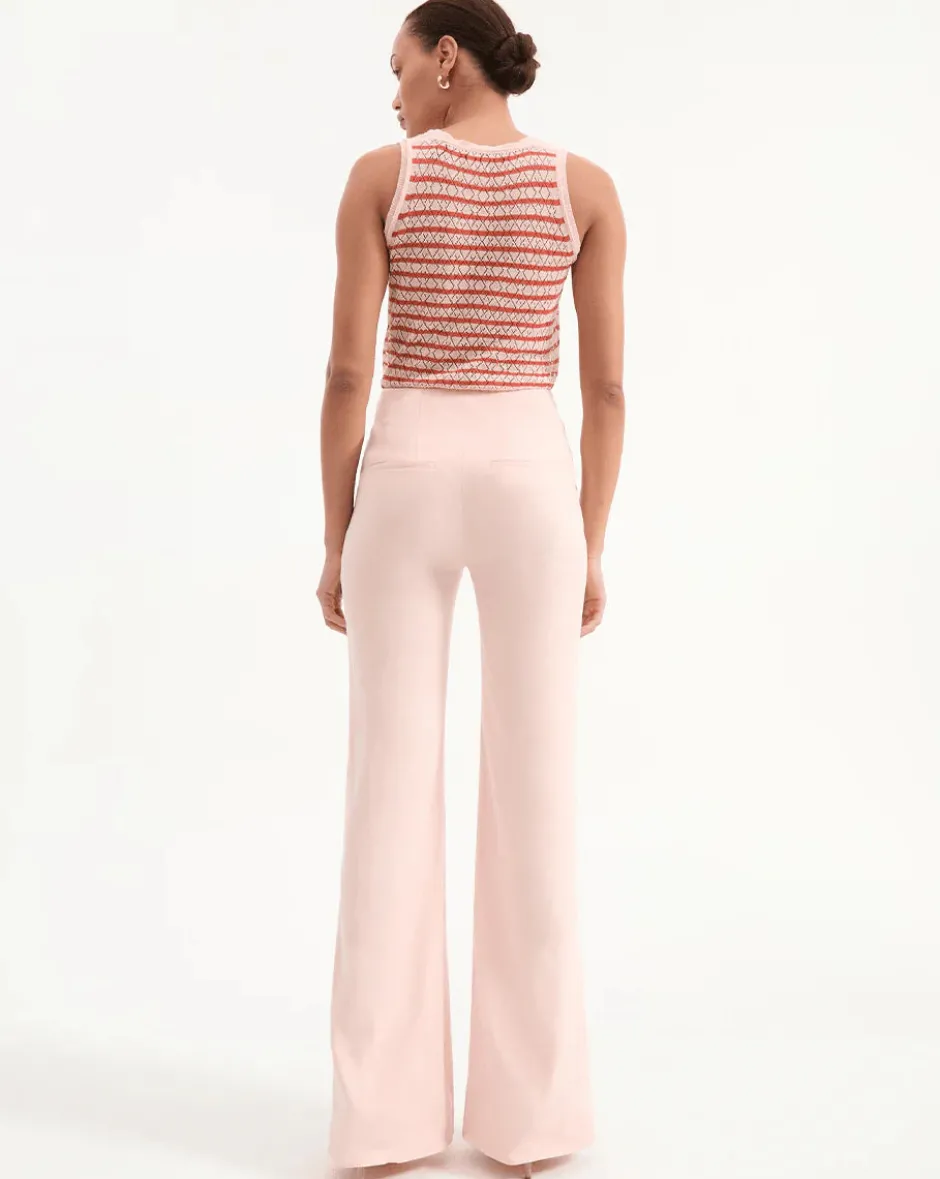 Discount - Komi Linen Pant - Pink Shell Pants