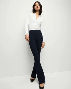 Fashion - Orion Flare Pant - Navy Flare | Pants