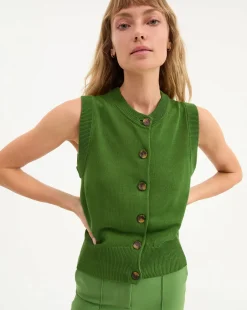 Online - Percy Sweater Vest - Lemongrass Sweaters & Knits