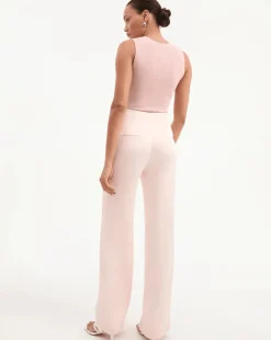 Sale - Ronin Wide-Leg Pant - Pink Shell Pants