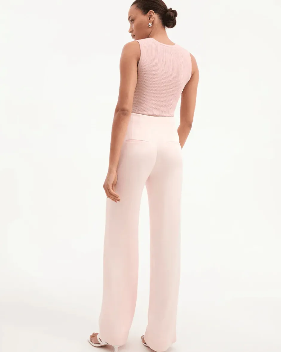 Sale - Ronin Wide-Leg Pant - Pink Shell Pants