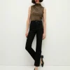 Discount - Ryleigh Slim Straight Jean - Onyx Flare | High-Rise