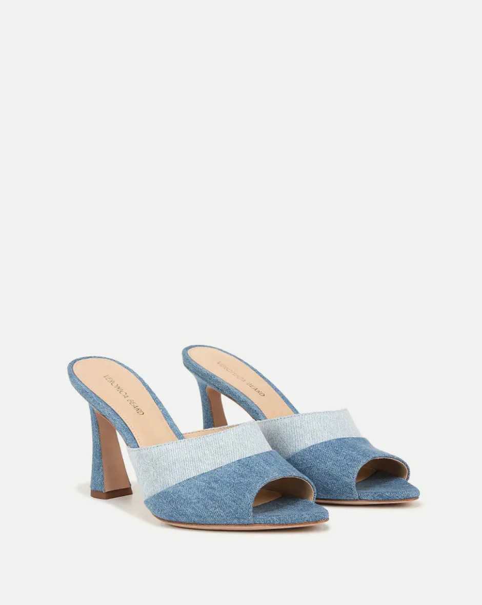 Sale - Thora Denim Mule - Blue Shoes