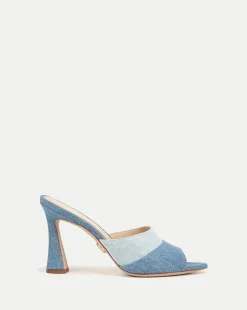 Sale - Thora Denim Mule - Blue Shoes