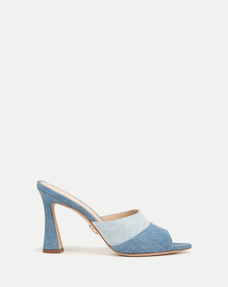 Sale - Thora Denim Mule - Blue Shoes