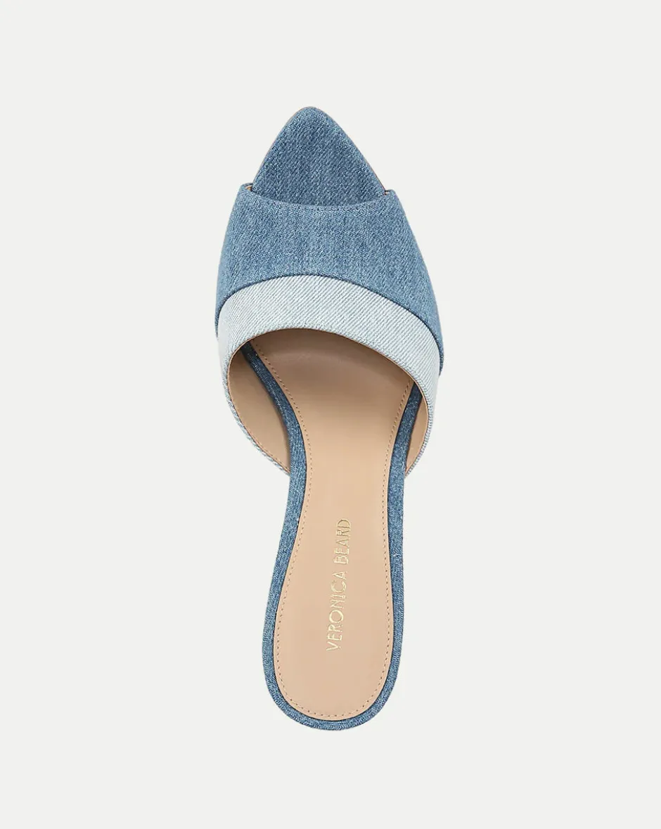 Sale - Thora Denim Mule - Blue Shoes