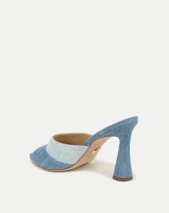 Sale - Thora Denim Mule - Blue Shoes