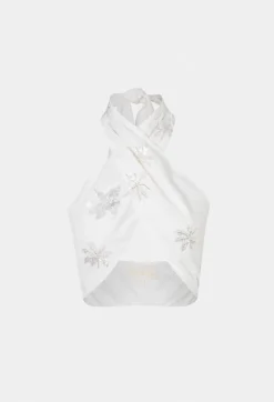 Outlet - Ari Top - White Crop Tops