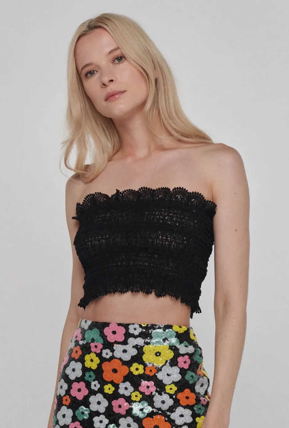 Sale - Kara Top - Black Crop Tops