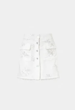 Online - Margot Skirt - White Mini Skirts