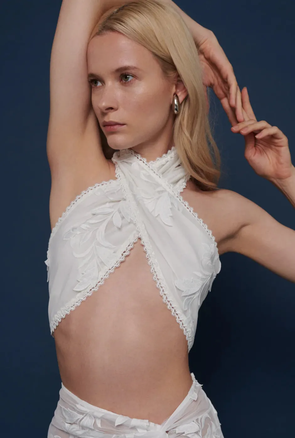 Sale - Sirena Top - White Crop Tops
