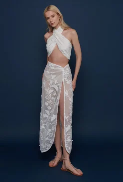 Sale - Sirena Top - White Crop Tops