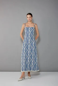 Hot - Stella Maxi Dress - Denim Long Dresses | Dresses