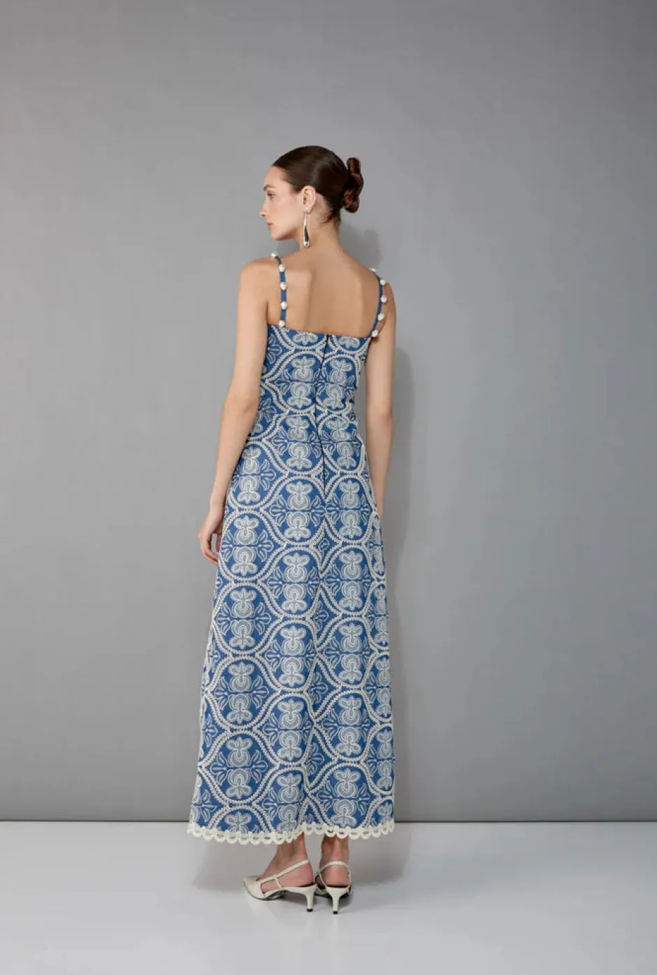 Hot - Stella Maxi Dress - Denim Long Dresses | Dresses