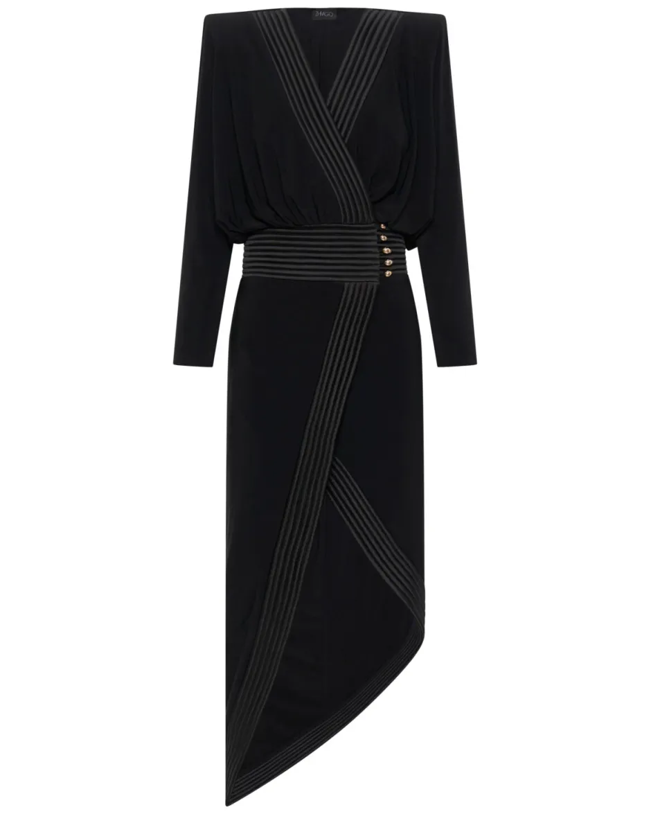 New - I’m Her Man Dress - Black Dresses | Midi